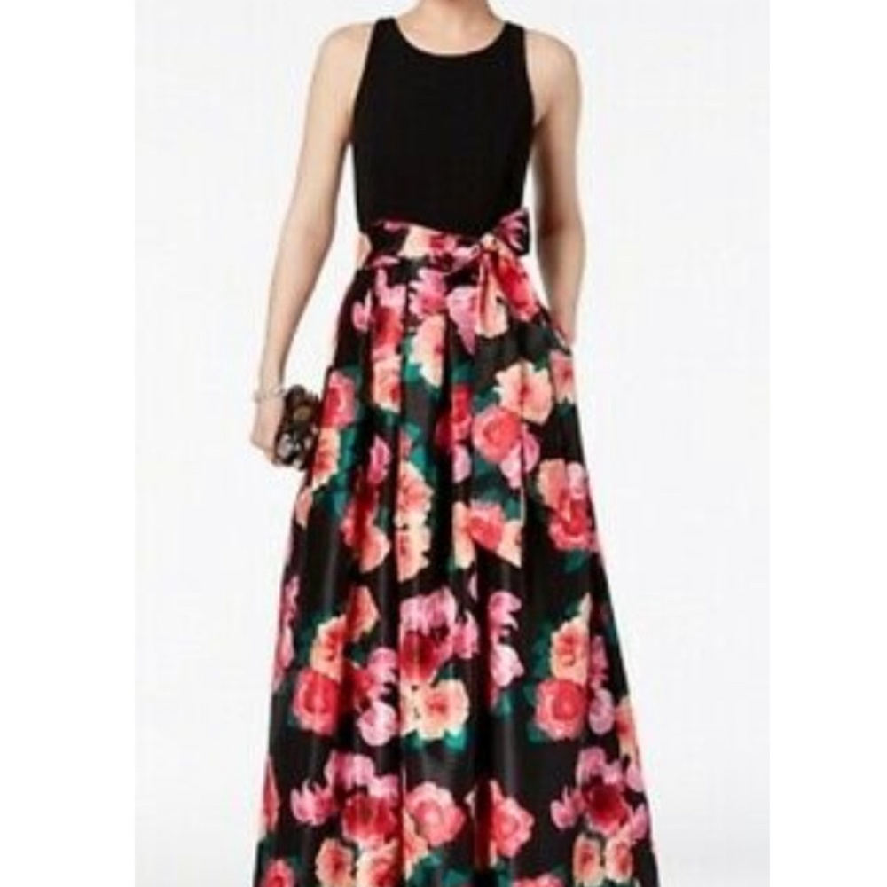 Floral Printed Gown